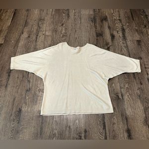 Women's size large, Soho New York and Company, cream colored sweater.